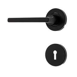 M8E40 - 2 Lever Lockset Royal Sq Rose